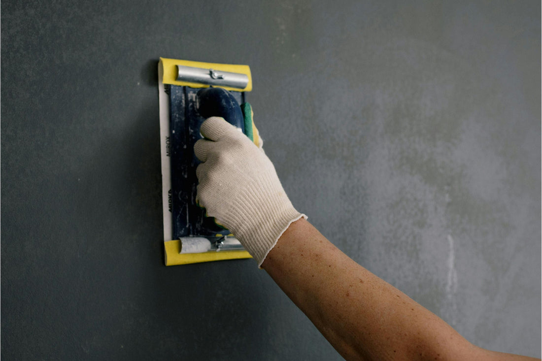 how to sand a drywall