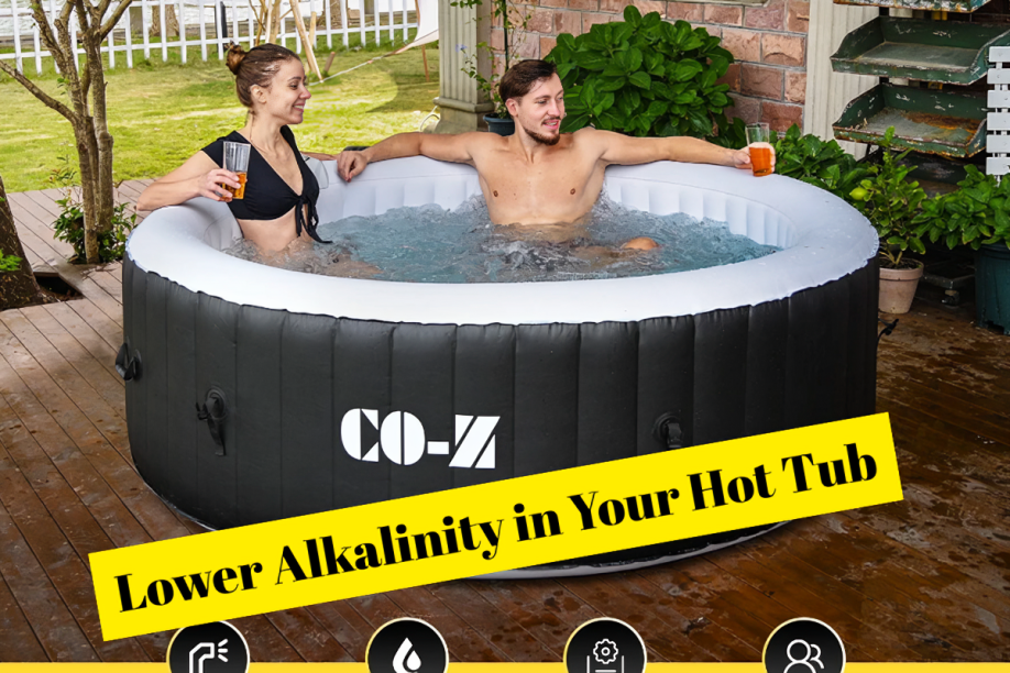 how to lower alkalinity in a hot tub