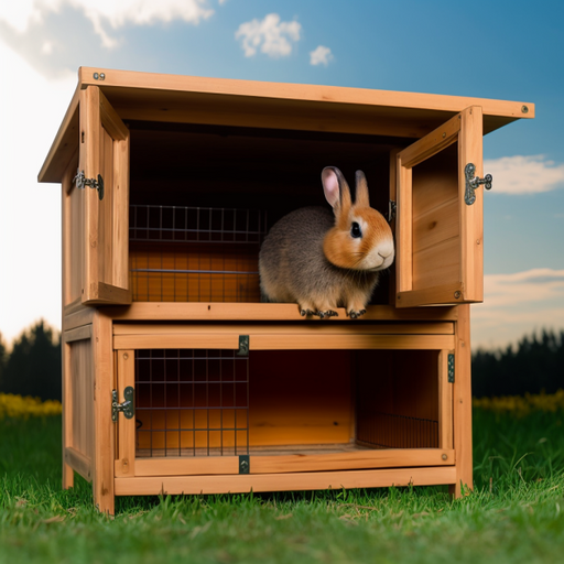 Wooden house for pets