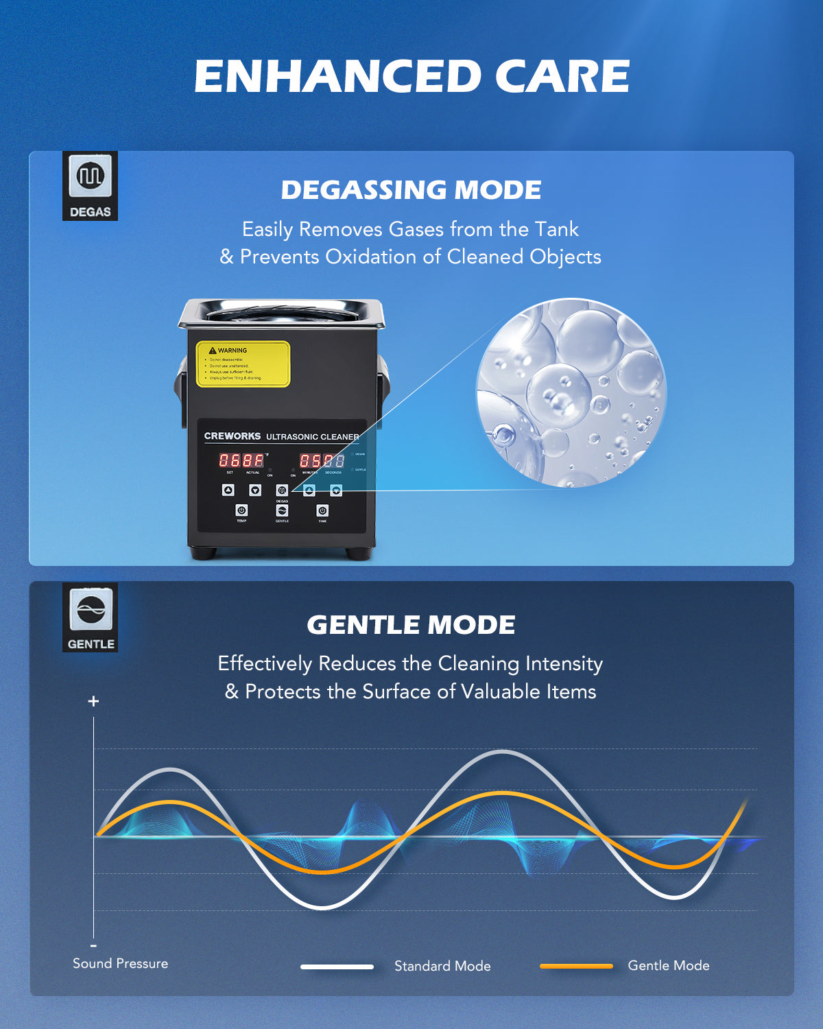 Creworks 2l ultrasonic cavitation machine professional