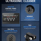 Ultrasonic Cleaning: Professional Ultrasonic Machine with Heater, Timer, and Dual Mode 22L