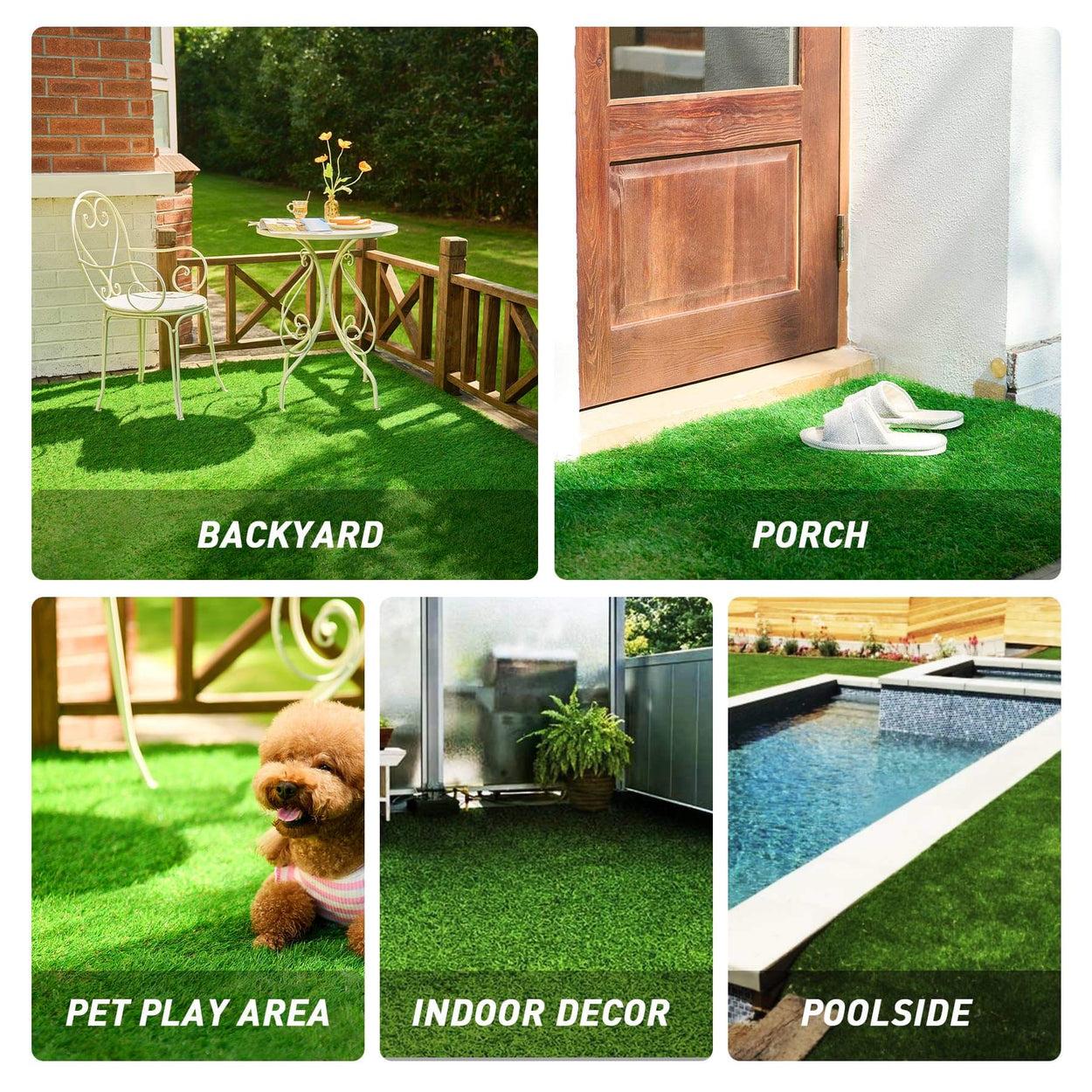 CO-Z TERRADISE fake grass for patio