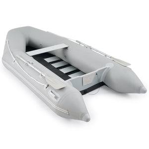 CO-Z 10ft Inflatable Dinghy, 4-Person 990lb PVC Raft with Aluminum Oars & Pump