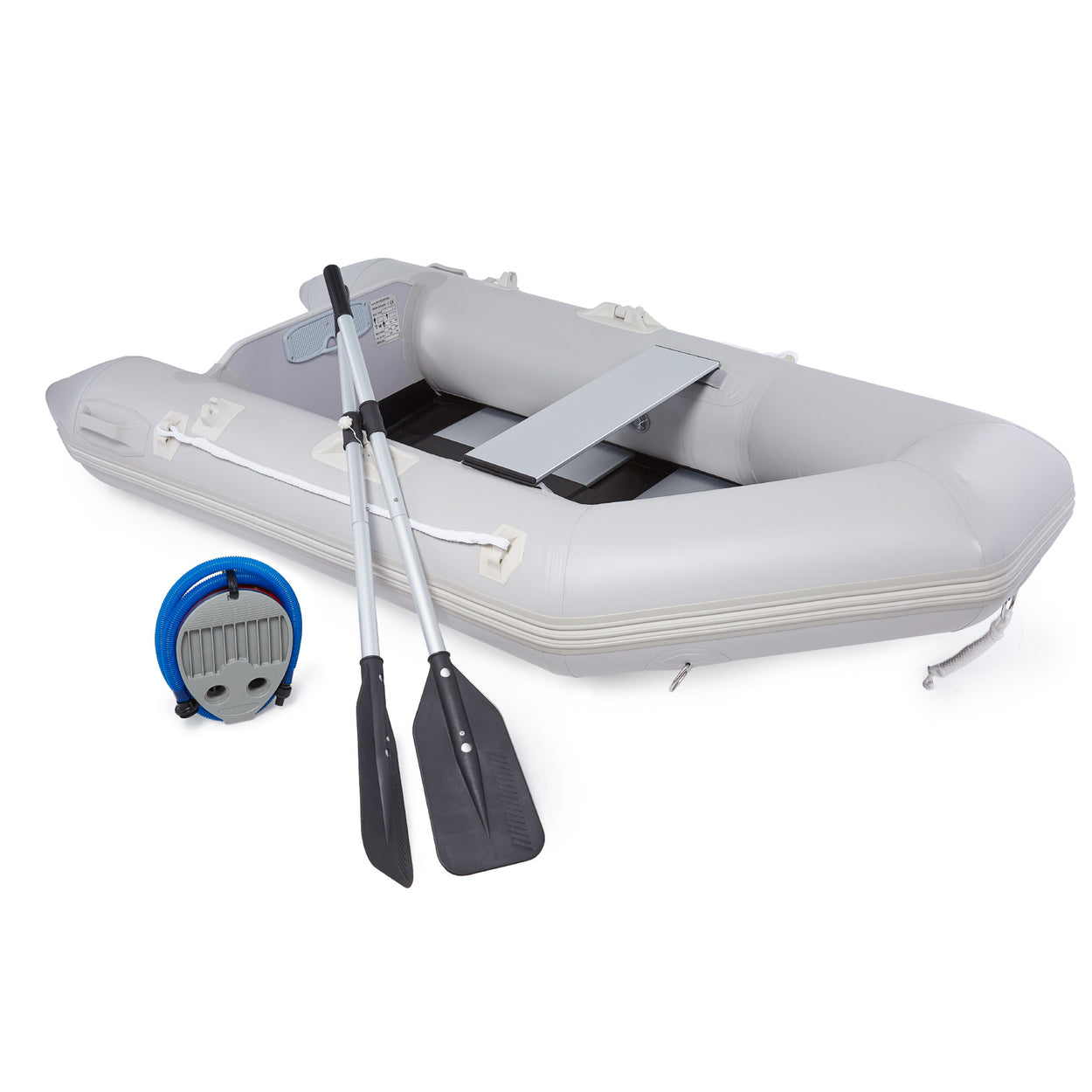 CO-Z 7.5 ft Inflatable Dinghy Boats with Aluminium Alloy Floor, 2 Pers
