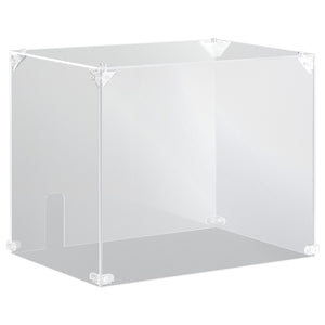 CO-Z Acrylic Noise Reduction Cover for Ultrasonic Cleaners, Soundproof Shield for 2L–3L Sonic Cleaning Machines with Cable Port