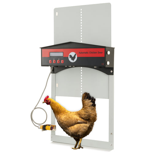 CO-Z Creworks automatic chicken coop door with timer