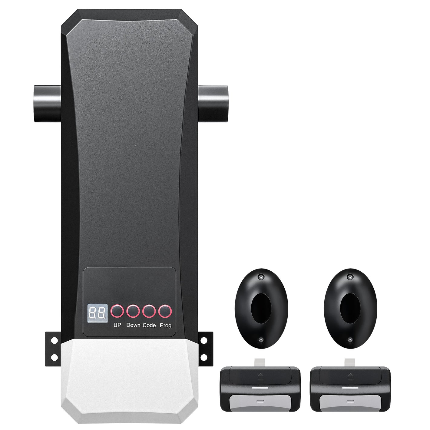 ZUMI-Authorized Wall Mount Automatic Garage Door Opener with 2 Remotes & Infrared Sensors