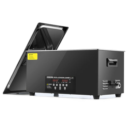 Ultrasonic Cleaning: Professional Ultrasonic Machine with Heater, Timer, and Dual Mode 22L