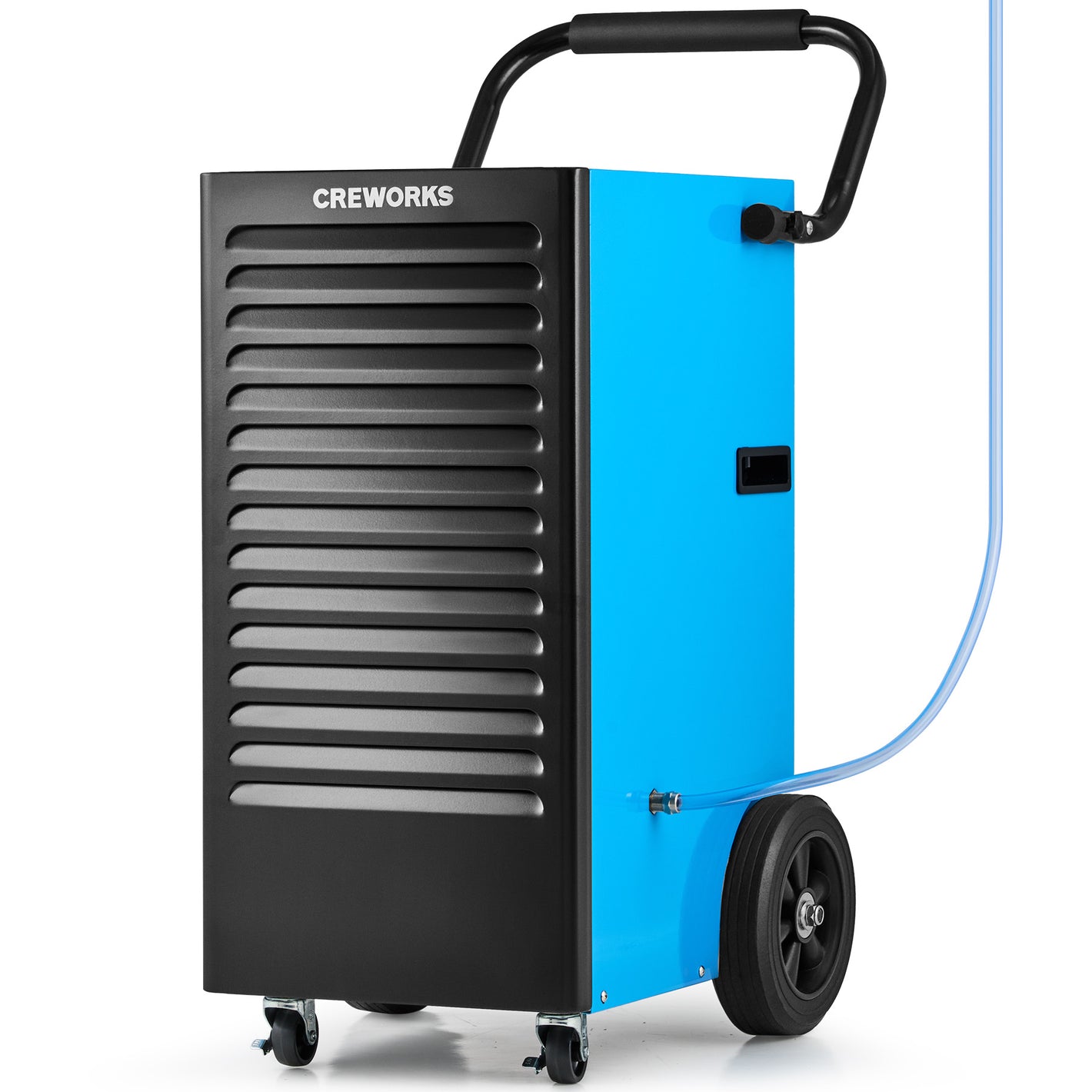 CREWORKS Authorized 180 PPD Commercial Dehumidifier with Water Pump, Auto Defrost & Smart Humidity Control