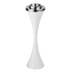 CO-Z white outdoor ashtray stand