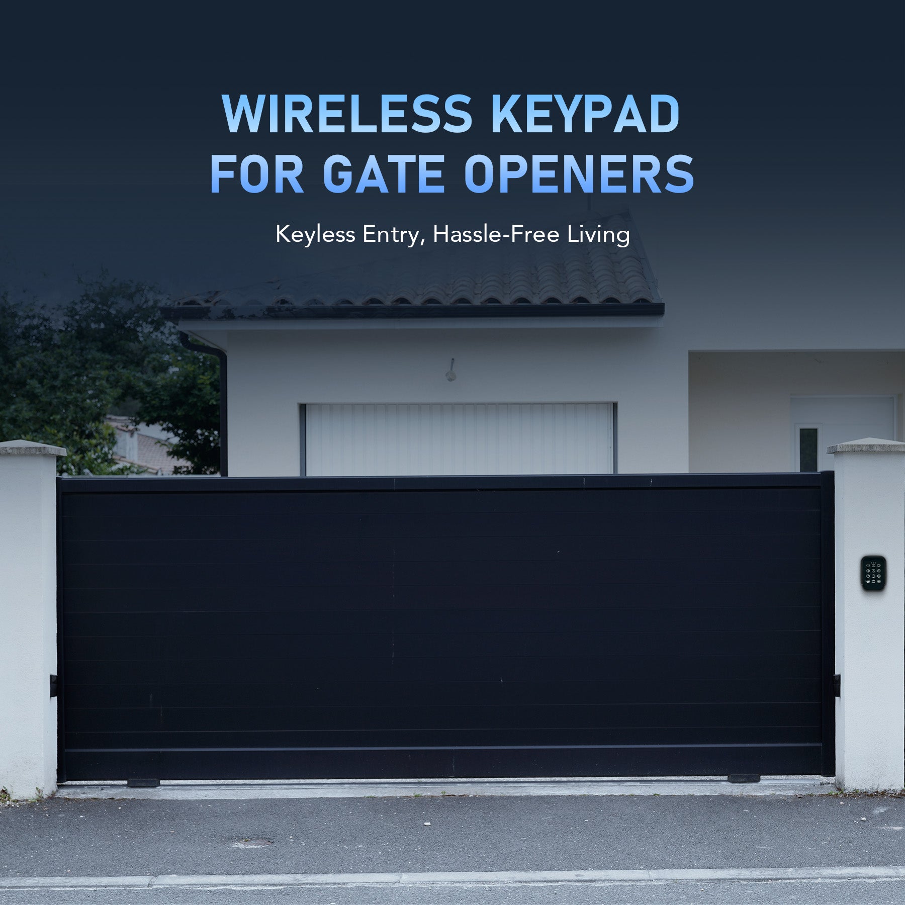 CO-Z wireless keypad gate opener