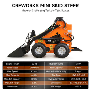 CO-Z Creworks mini skid steer for sale