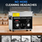 CREWORKS Authorized 3L Ultrasonic Cleaner with Heater & Timer, 120W Stainless Steel Cleaning Machine for Jewelry, Glasses & Watches