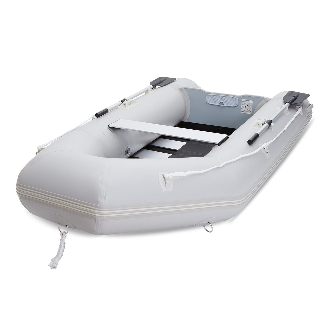 CO-Z 10 ft Inflatable Dinghy Boats with Aluminium Alloy Floor, 4 Perso
