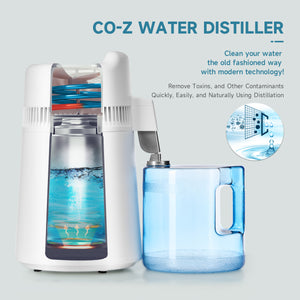 CO-Z 6L Water Distiller, 1.6 Gal Countertop Pure Water Machine