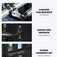 Zumi-Authorized U-Shaped Tube Bracket Kit — Universal Fit for Automatic Gate Openers