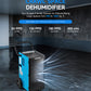 CREWORKS Authorized 180 PPD Commercial Dehumidifier with Water Pump, Auto Defrost & Smart Humidity Control