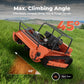 31.5" Remote Control Lawn Mower, 13.6HP Hybrid Power, Adjustable Height, 45°Slope Climbing