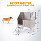 50" Stainless Steel Pet Grooming Tub - Dog Bathtub