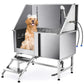 50" Stainless Steel Pet Grooming Tub - Dog Bathtub
