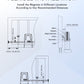 CO-Z Round Magnetic Limit Switches Nylon Gate Magnets for Sliding Gate Opener