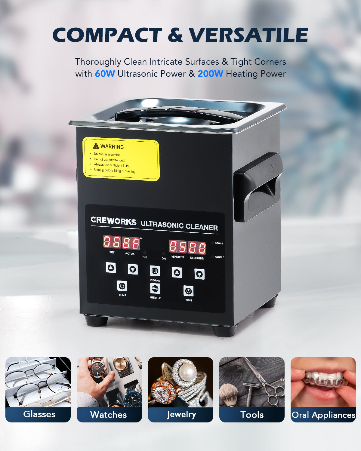 Creworks 2l professional ultrasonic machine