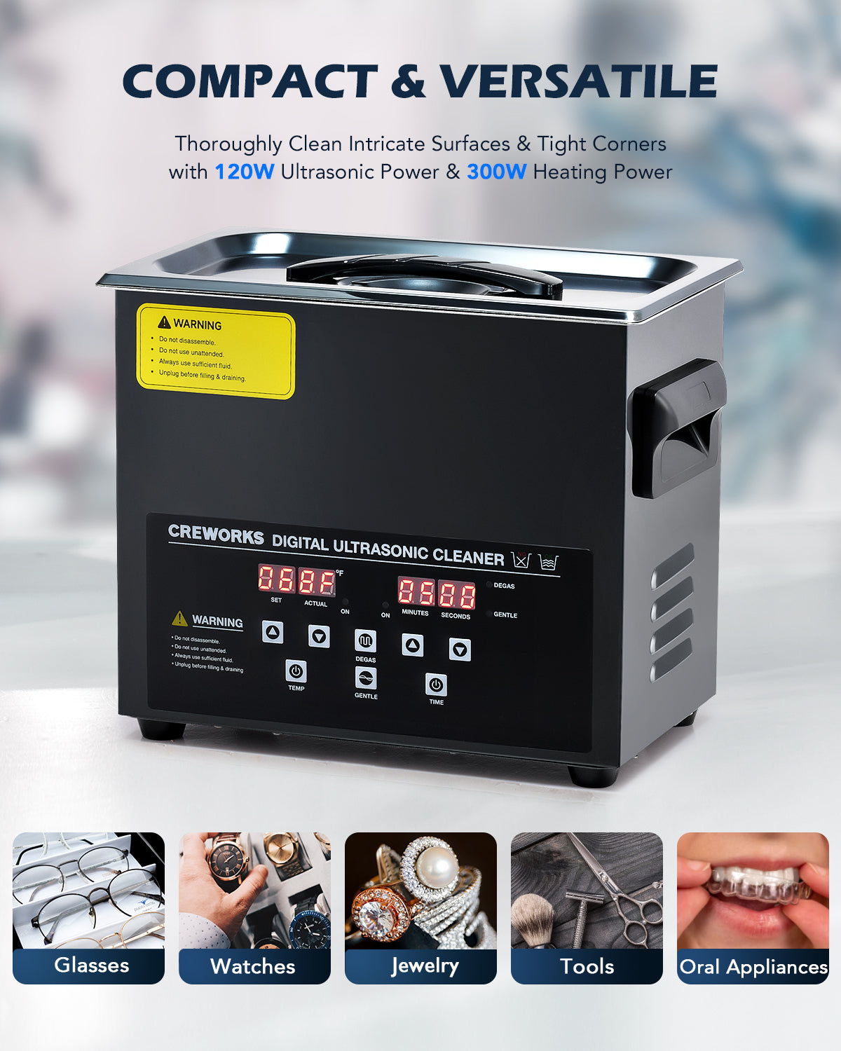 Creworks 3l professional ultrasonic machine