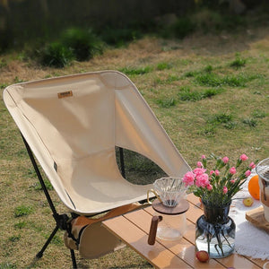 Foldable Camping Chairs Set — Ultralight Portable Moon Chairs for Backpacking, Garden, Picnic, Beach & Fishing