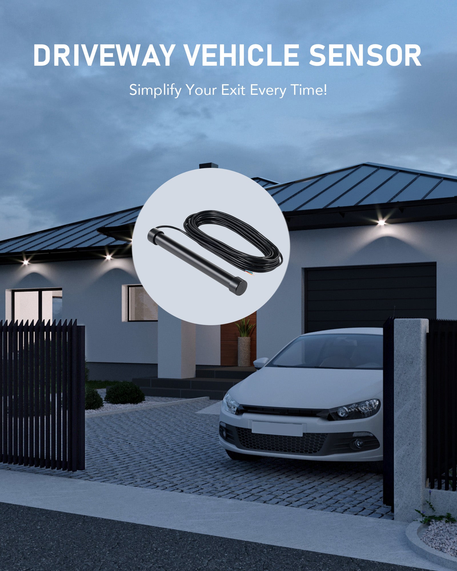 ALEKO LM157 Exit Wand – Underground Automatic Sensor Gate Opener Loop Detector