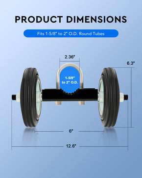 CO-Z 6 inch Rolling Gate Wheel