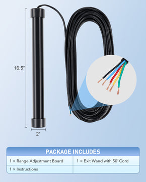 CO-Z vehicle sensor wire exit wand