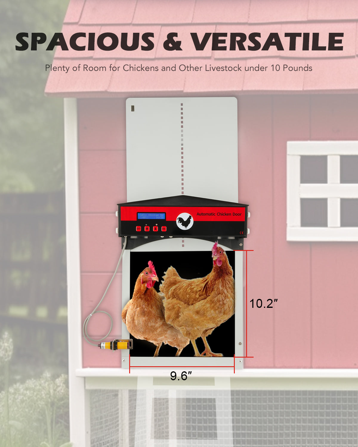 CO-Z Creworks automatic doors for chicken coops