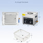 Knob Ultrasonic Cleaner with Digital Timer and Heater for Ultrasonic Cleaning 10L