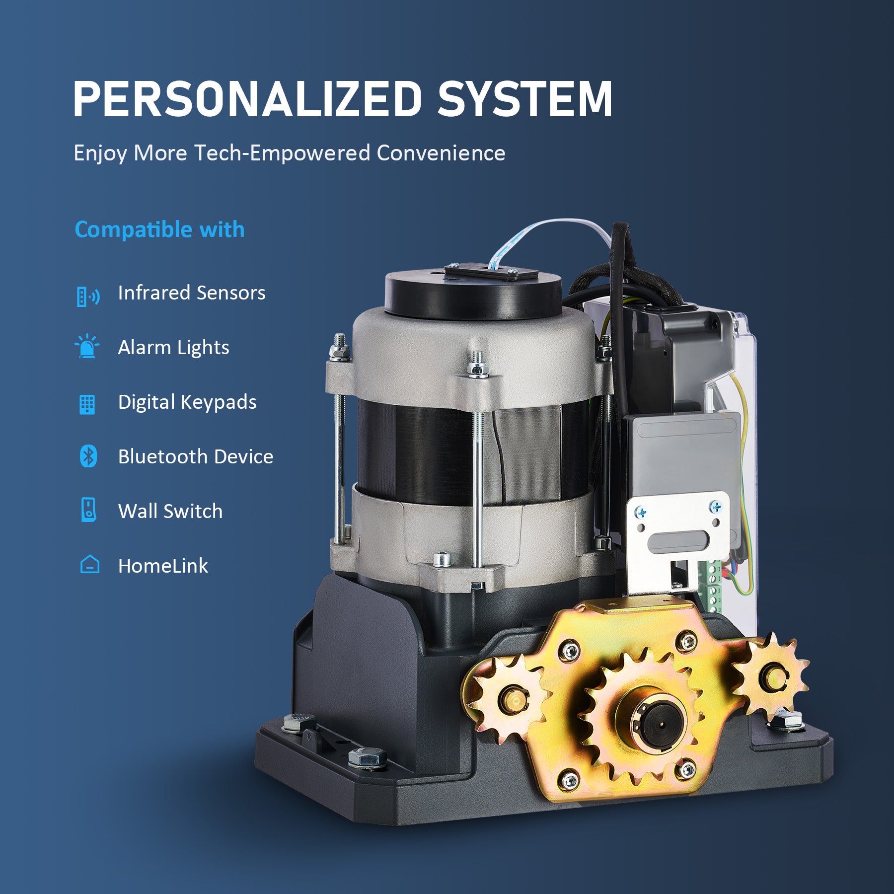 CO-Z 3300lb sliding gate motor opener