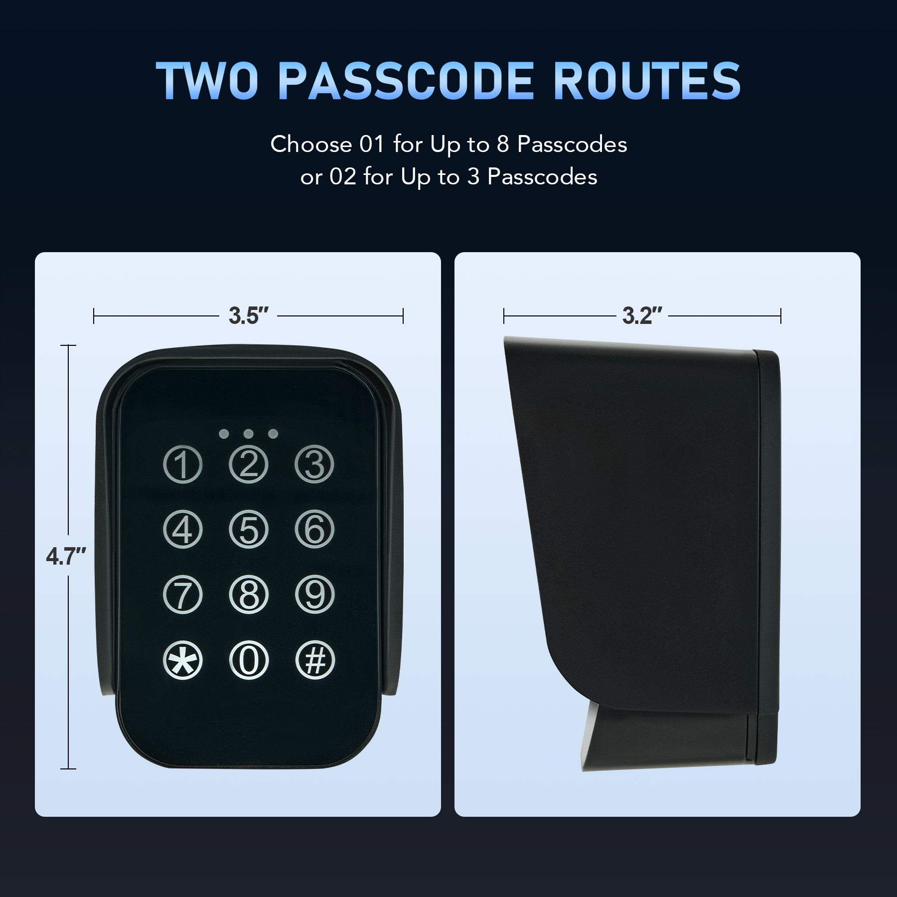 CO-Z Wireless Keypad for Gate Opener