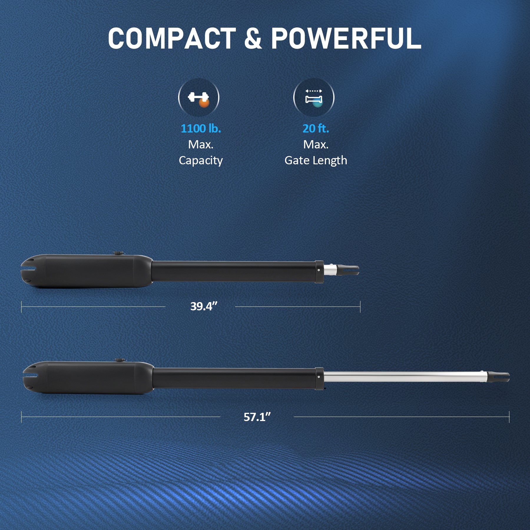 CO-Z 1100lb Single Swing Pro