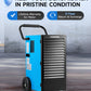 CREWORKS Authorized 180 PPD Commercial Dehumidifier with Water Pump, Auto Defrost & Smart Humidity Control