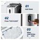 Portable Countertop Ice Maker, 26.5 lbs/Day, 9 Cubes in 6 Mins, with Auto-Cleaning, Basket & Scoop for Home, Office, and Parties