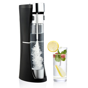 1.75 Pt Countertop Sparkling Water Maker for Homemade Soda More, Black