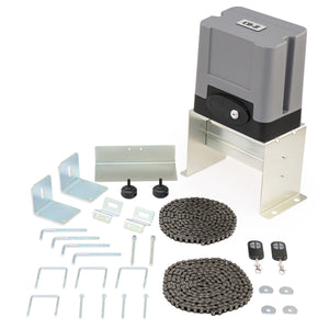 CO-Z Automatic Sliding Gate Opener Kit with 280W Motor for 1400lb 40ft Home Gate