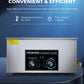 Knob Ultrasonic Cleaner with Digital Timer and Heater for Ultrasonic Cleaning 22L