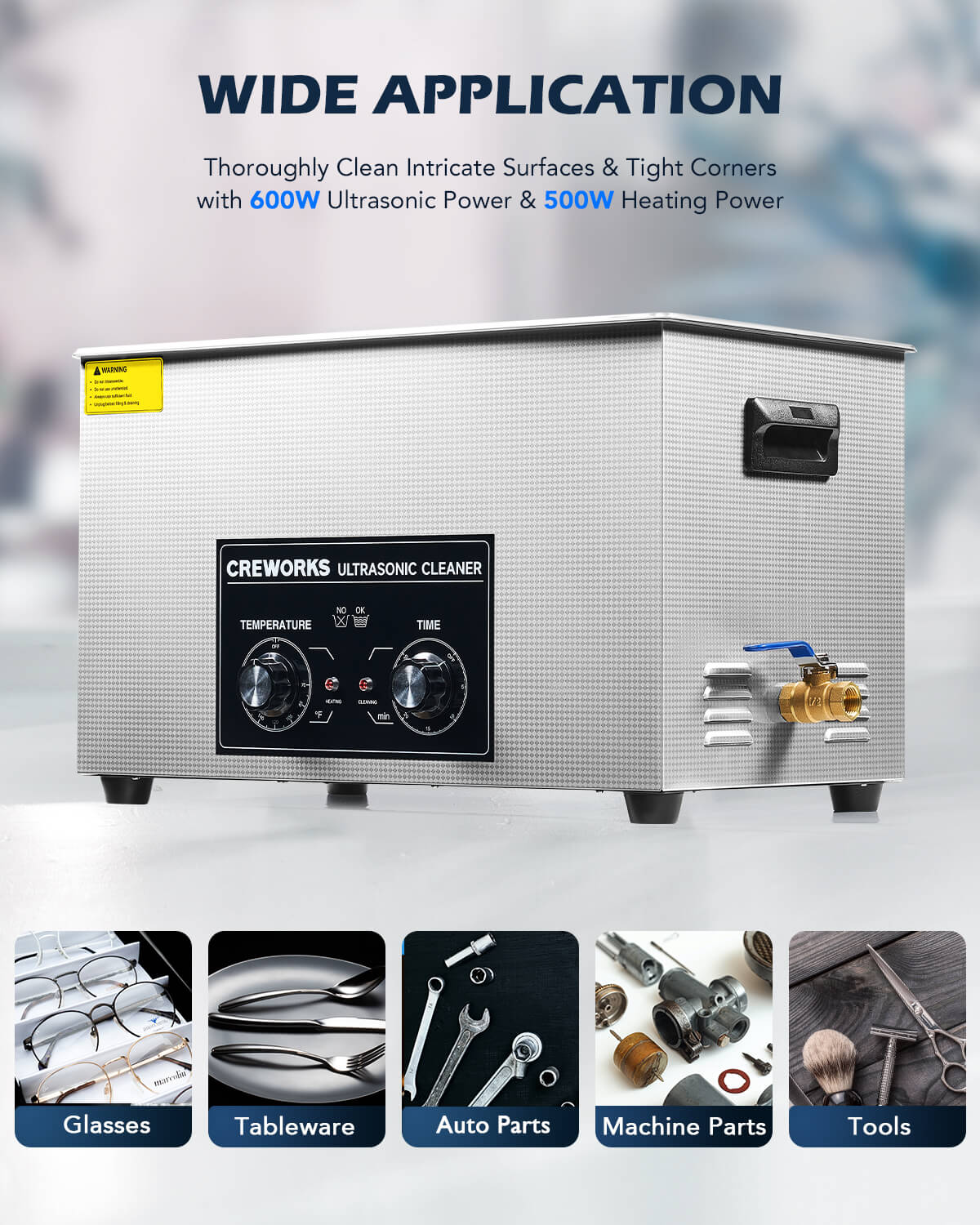 CO-Z digital ultrasonic cleaner 30l