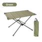 Camping Folding Table — Lightweight 1680D Oxford Roll-Up Portable Aluminum Alloy Table for Outdoor Picnic & Travel