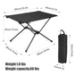 Camping Folding Table — Lightweight 1680D Oxford Roll-Up Portable Aluminum Alloy Table for Outdoor Picnic & Travel