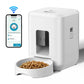 Smart Automatic Pet Feeder with Timed Portions, Slow-Feed Mode, and Food Dispenser for Cats & Dogs