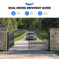 ZUMI Broadway Style Dual Swing Driveway Gates