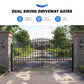 ZUMI Broadway Style Dual Swing Driveway Gates