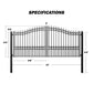 ZUMI Broadway Style Dual Swing Driveway Gates
