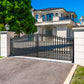 ZUMI Broadway Style Dual Swing Driveway Gates