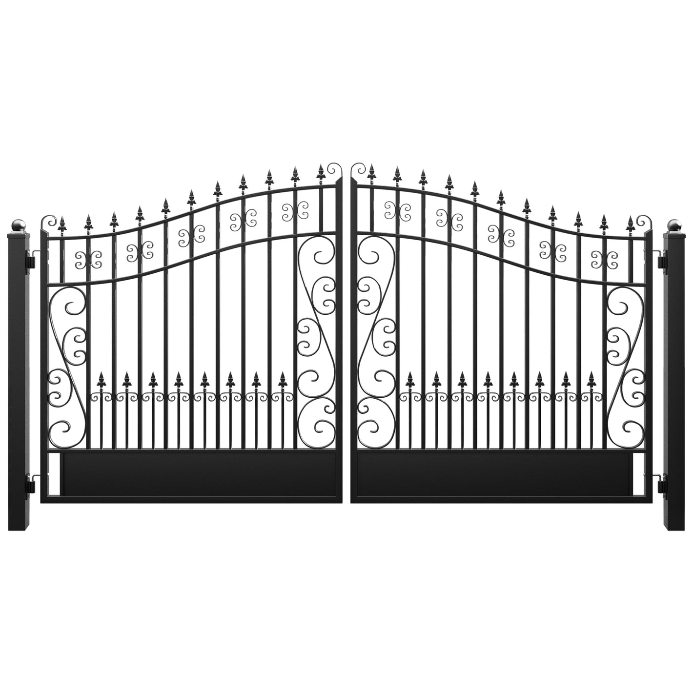 ZUMI Greenwich Style Dual Swing Driveway Gates